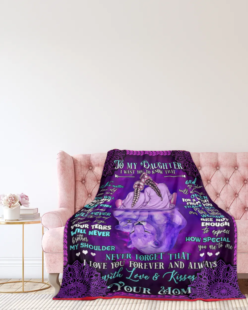 To My Daughter I Want You To Know That Quilt Fleece Blanket Bundle