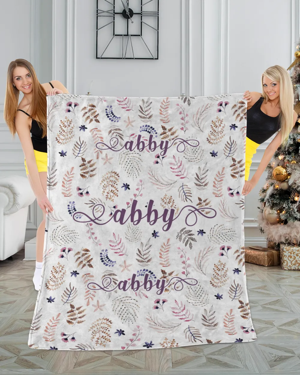 Abby Floral Blanket