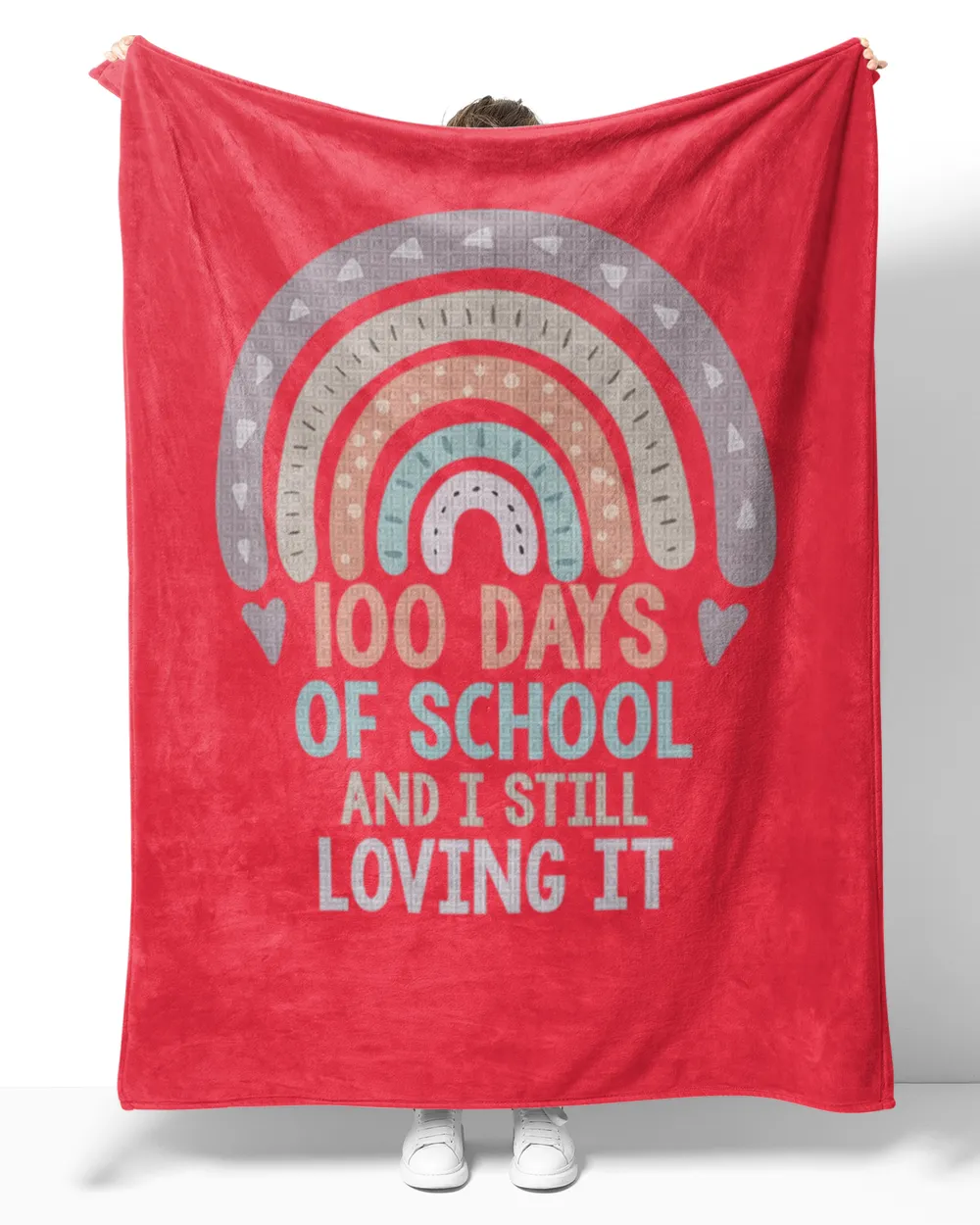 100 Days Of School T-Shirt100 Days Of School And Still Loving It Rainbow 100th Day T-Shirt_by Shaniya Abernathy_ (1) copy