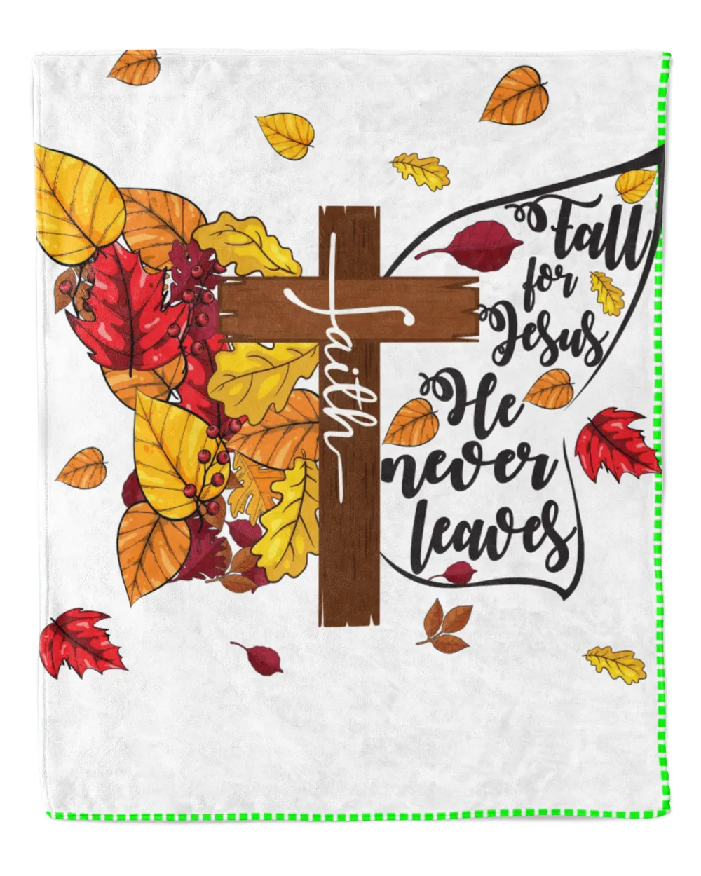 Fall For Jesus He Never Leaves Faith Christian Cross Butterfly