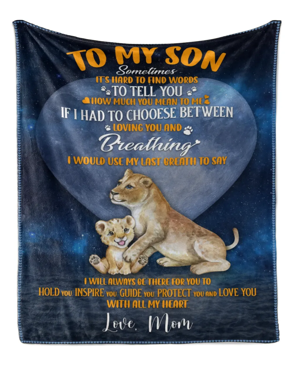 To My Son Lion All My Heart