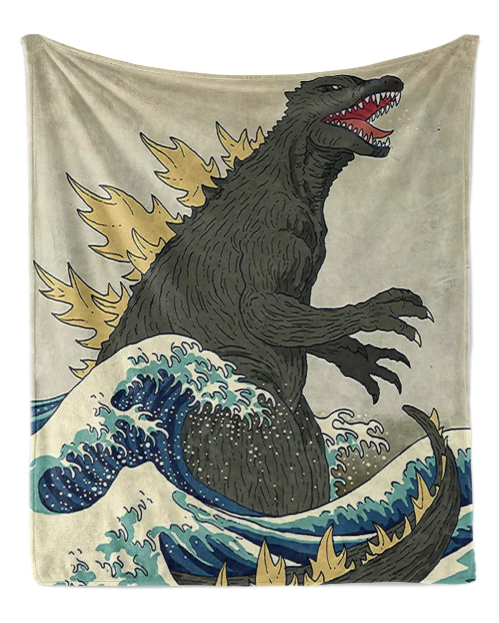 Japanese Monster Blanket, Blanket Soft Throw Blanket for Living Room Japanese Decor Warm Blanket Plush Gift