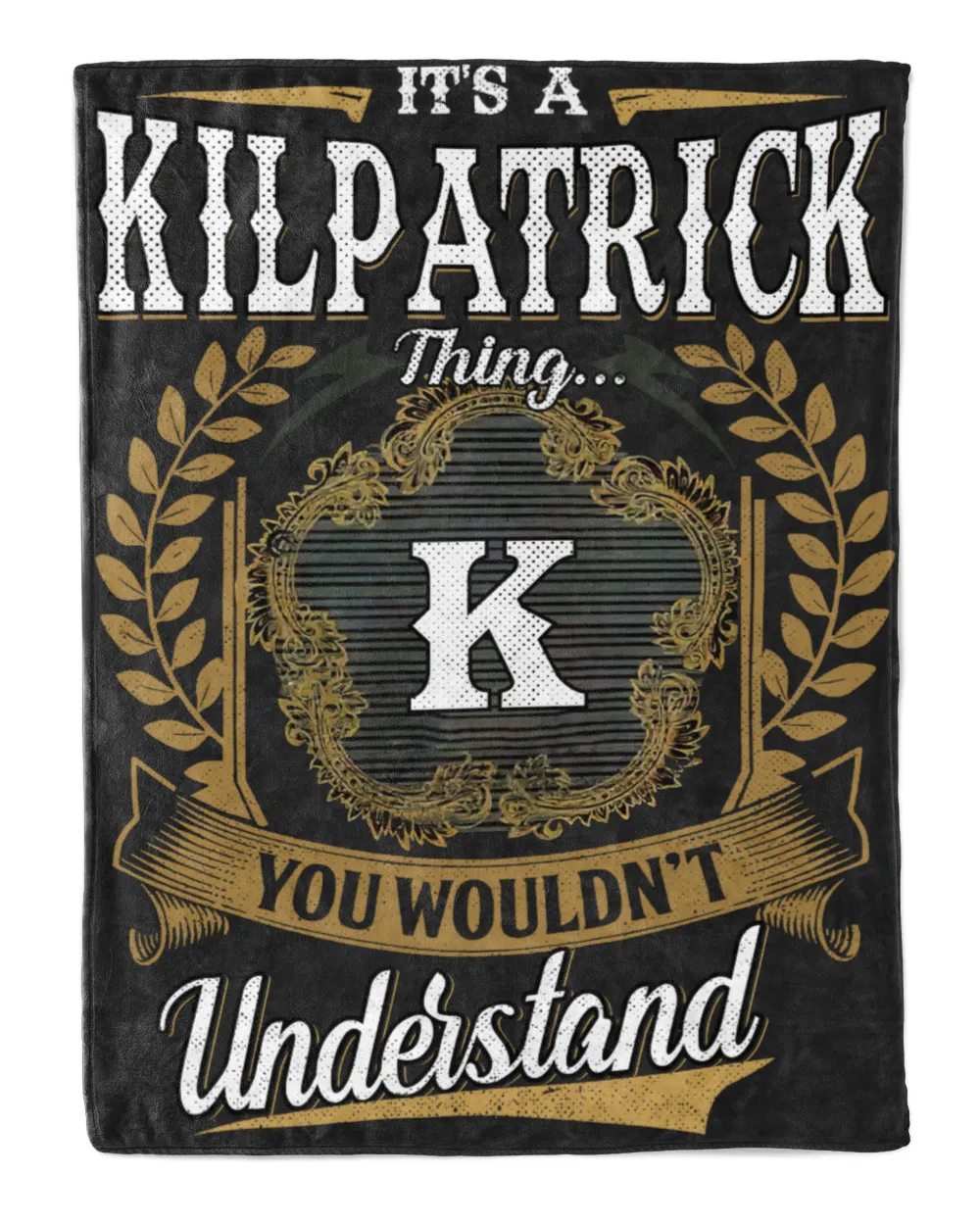 KILPATRICK-NT-B1 Cozy Plush Fleece Blanket (60x80in) black 60x80in