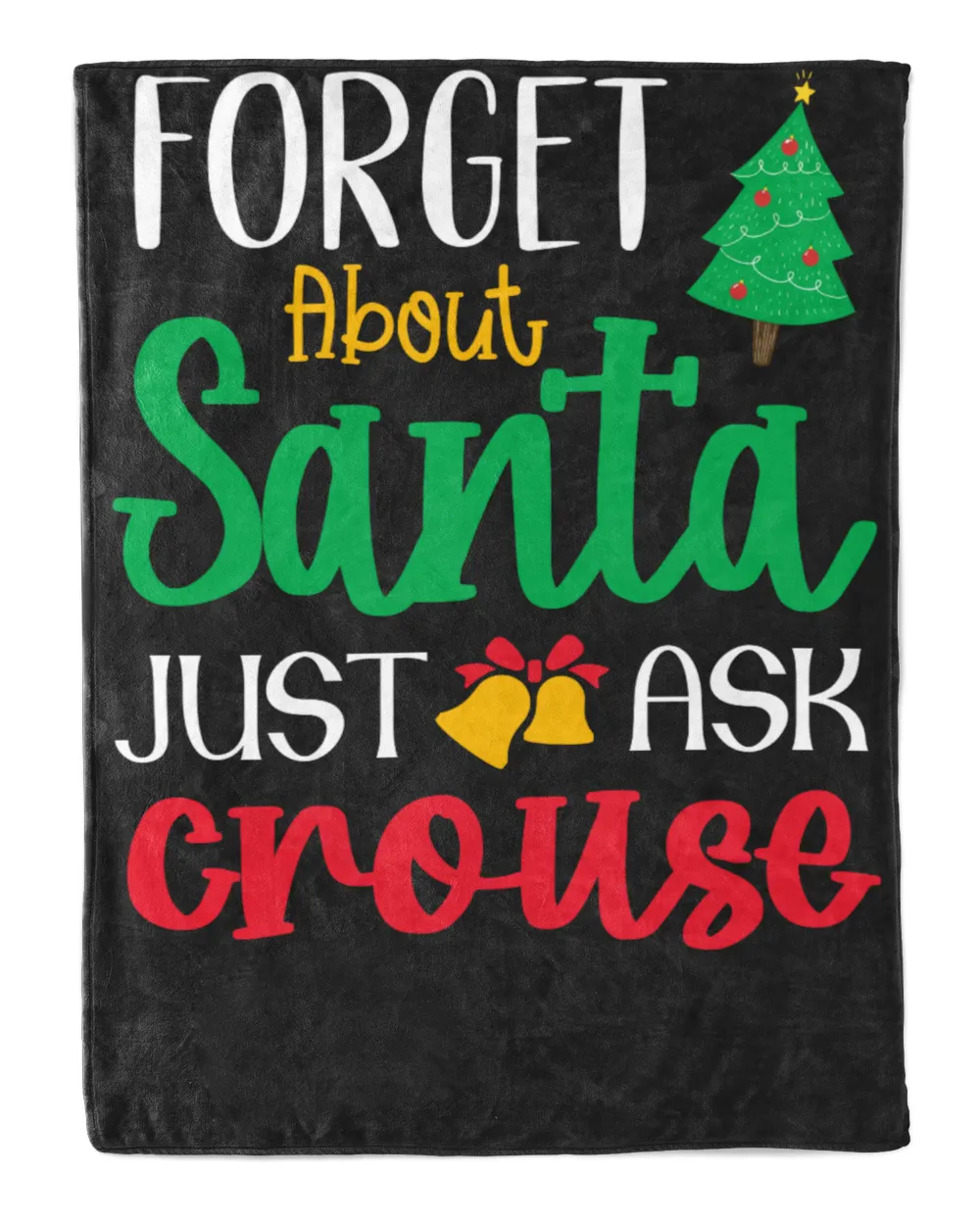 CROUSE-NT-XM12 Cozy Plush Fleece Blanket (60x80in) black 60x80in
