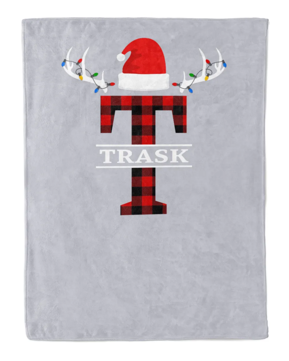 TRASK-NT-XM16-01 Cozy Plush Fleece Blanket (60x80in) sport-grey 60x80in