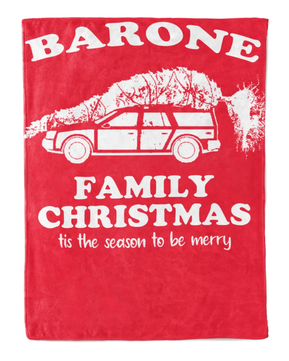 BARONE-NT-XM6 Cozy Plush Fleece Blanket (60x80in) red 60x80in