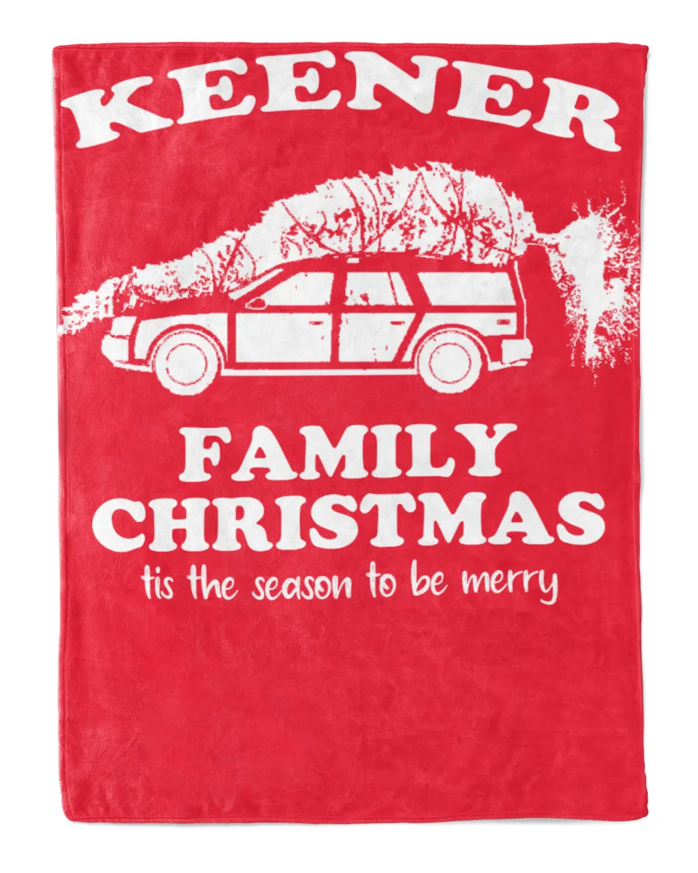 KEENER-NT-XM6 Cozy Plush Fleece Blanket (60x80in) red 60x80in