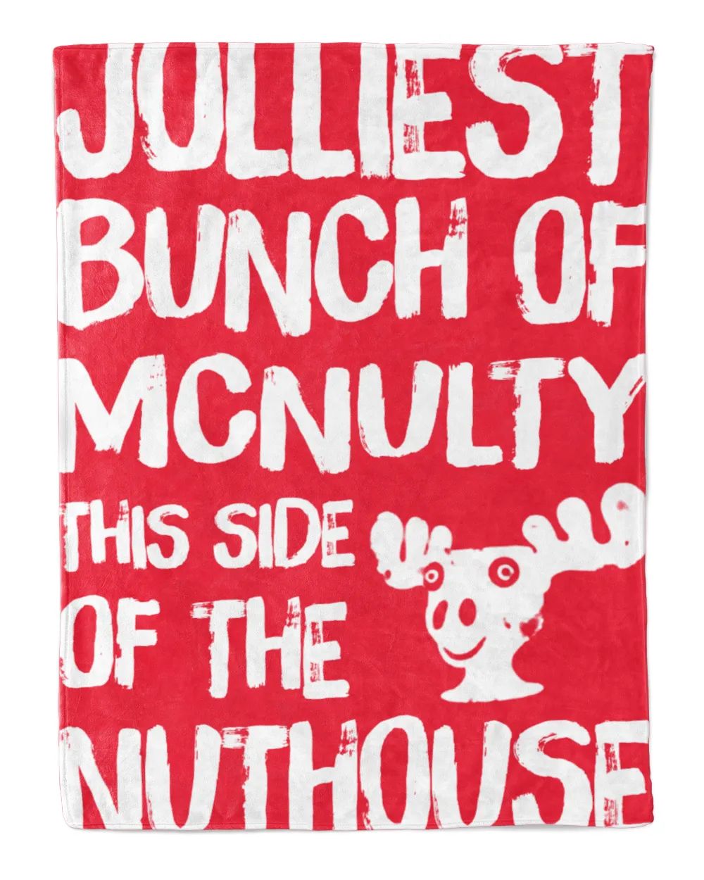 MCNULTY-NT-XM14 Cozy Plush Fleece Blanket (60x80in) red 60x80in