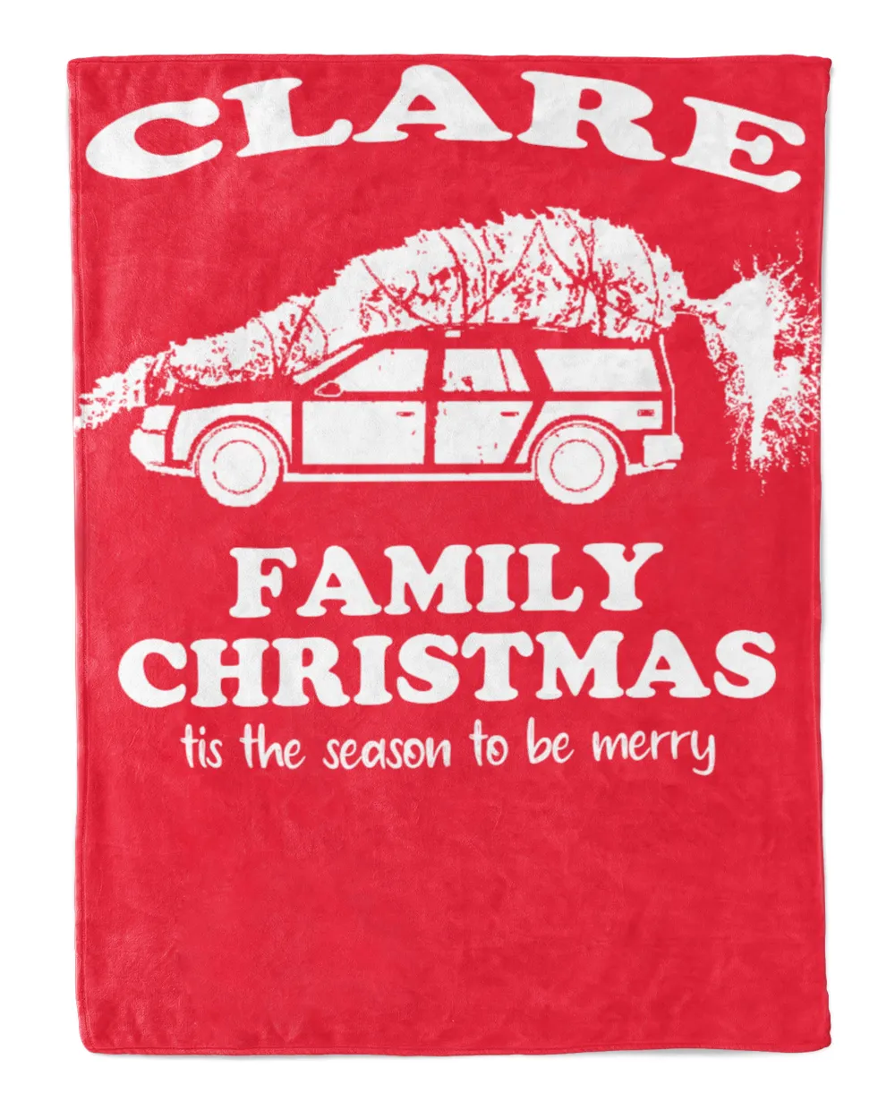 CLARE-NT-XM6-01 Cozy Plush Fleece Blanket (60x80in) red 60x80in