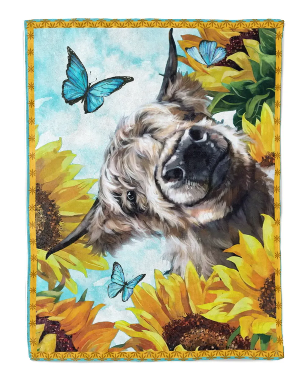 cow sunflower