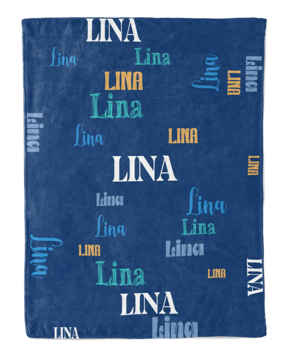 Lina Custom Name Blanket