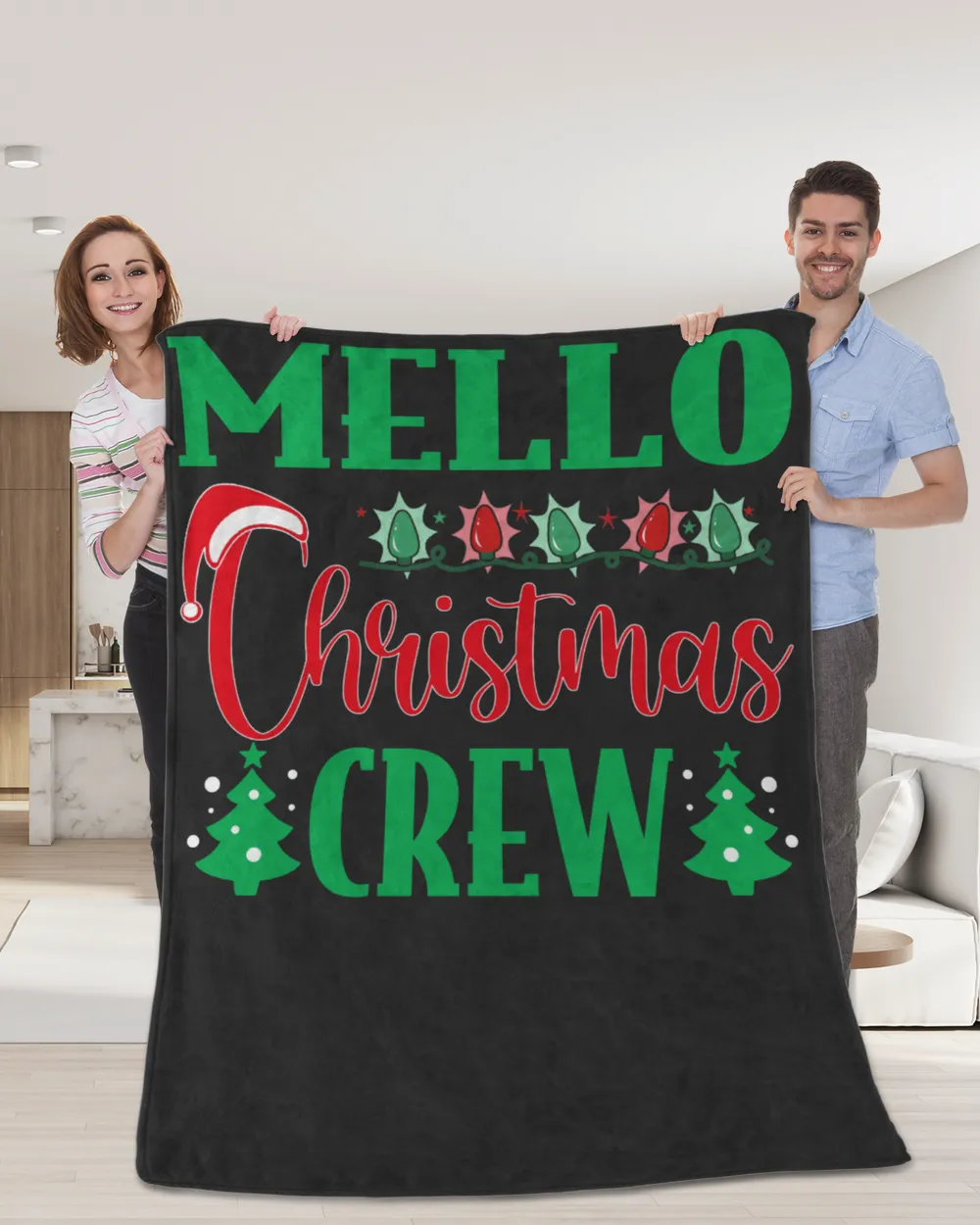 MELLO-NT-XM11 Cozy Plush Fleece Blanket (60x80in) black 60x80in