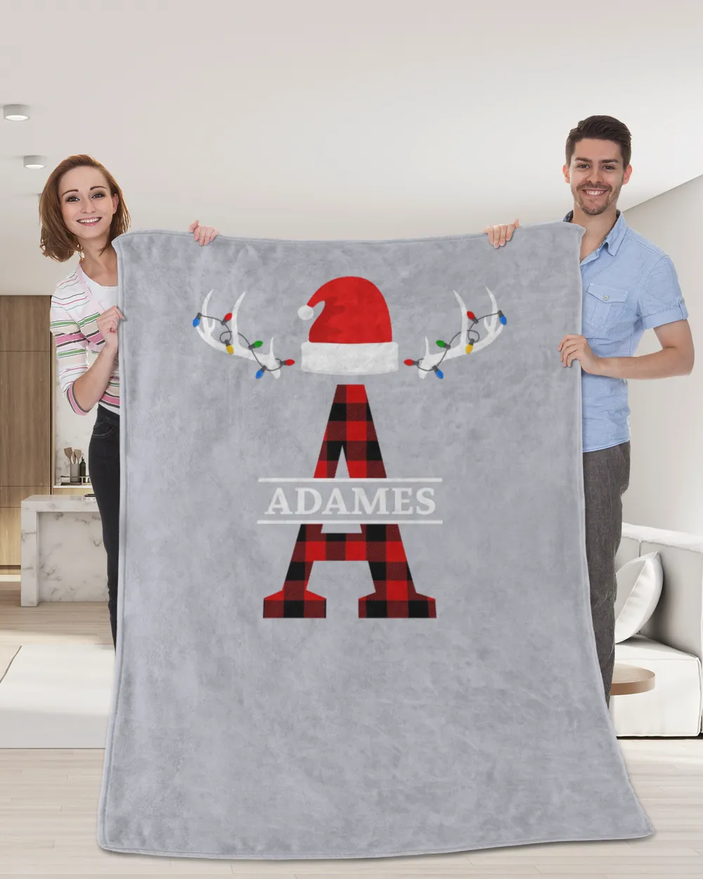 ADAMES-NT-XM16-01 Cozy Plush Fleece Blanket (60x80in) sport-grey 60x80in