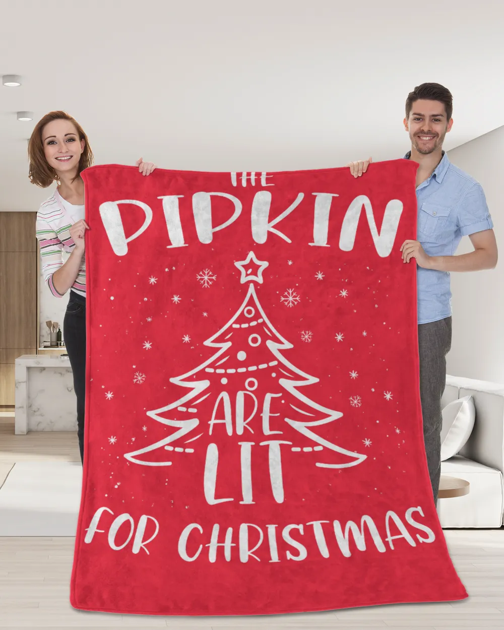 PIPKIN-NT-XM13-01 Cozy Plush Fleece Blanket (60x80in) red 60x80in