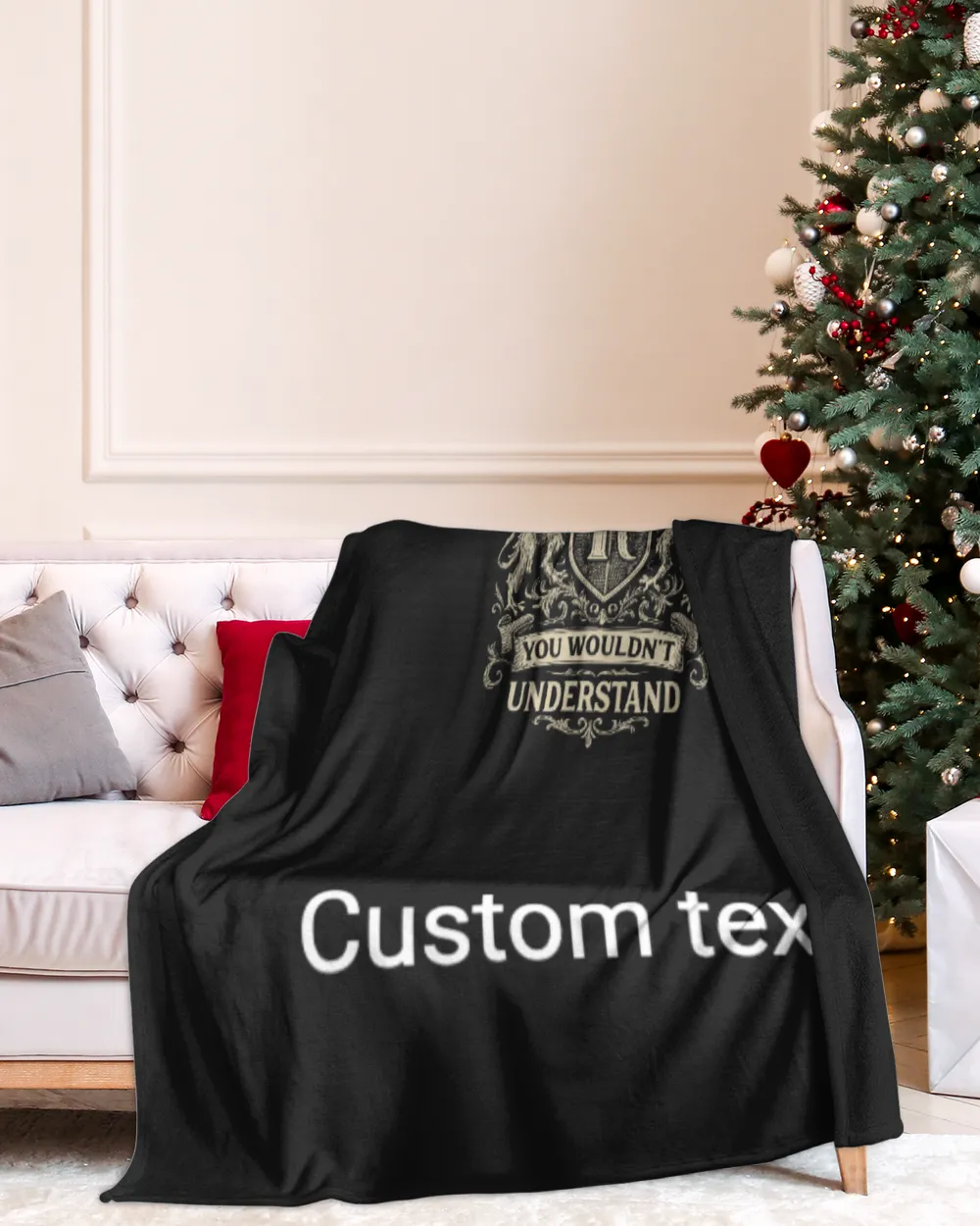Test custom text canvas - blanket mh