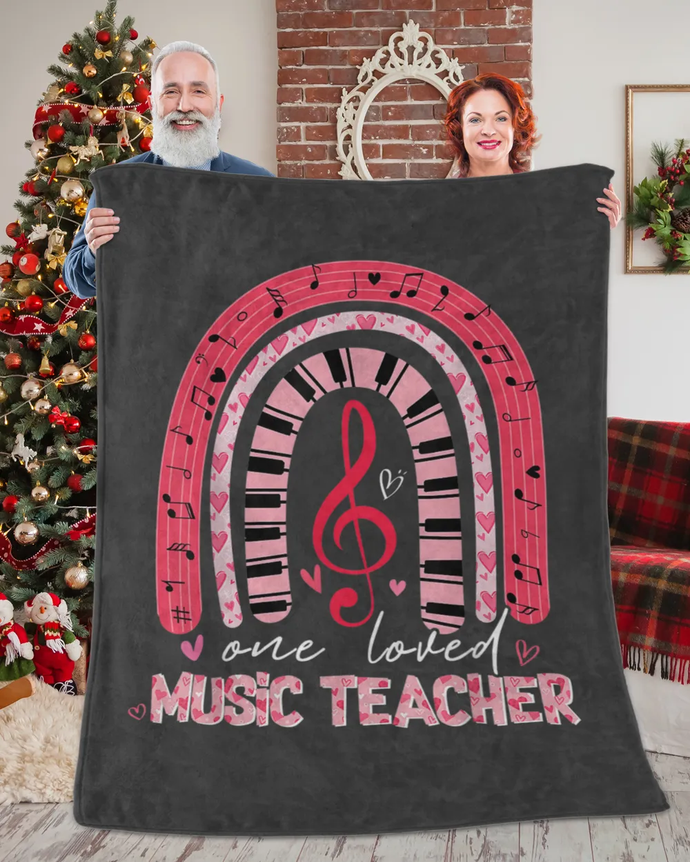 Rainbow One Loved Music Teacher Valentine's Day Matchings