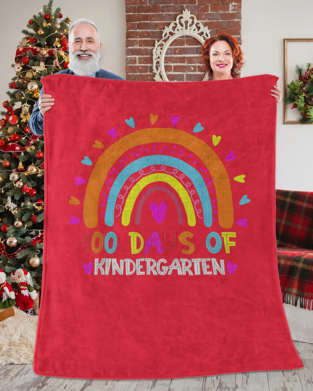 100 Days Of Kindergarten School Teacher Smarter Rainbow copy