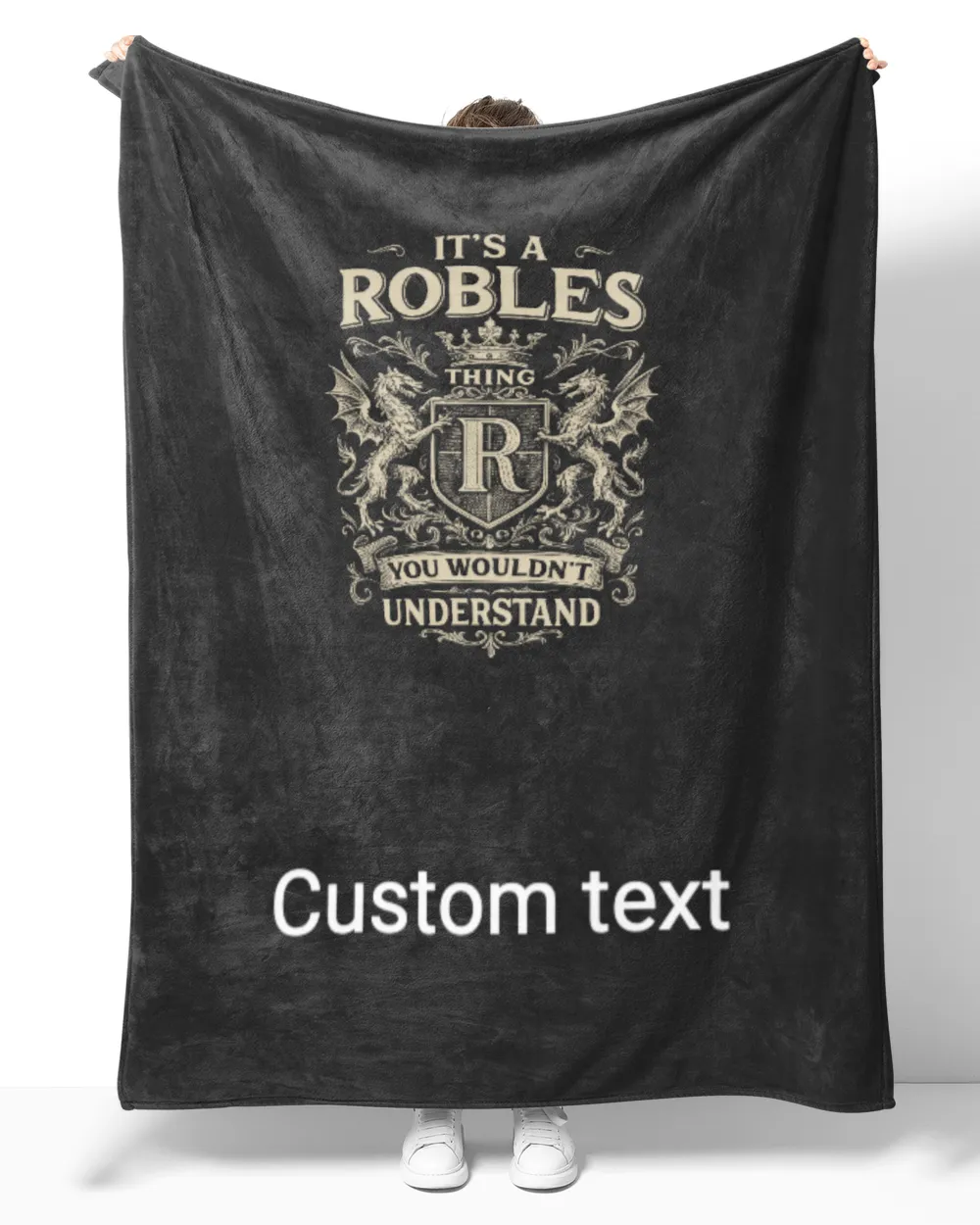 Test custom text canvas - blanket mh