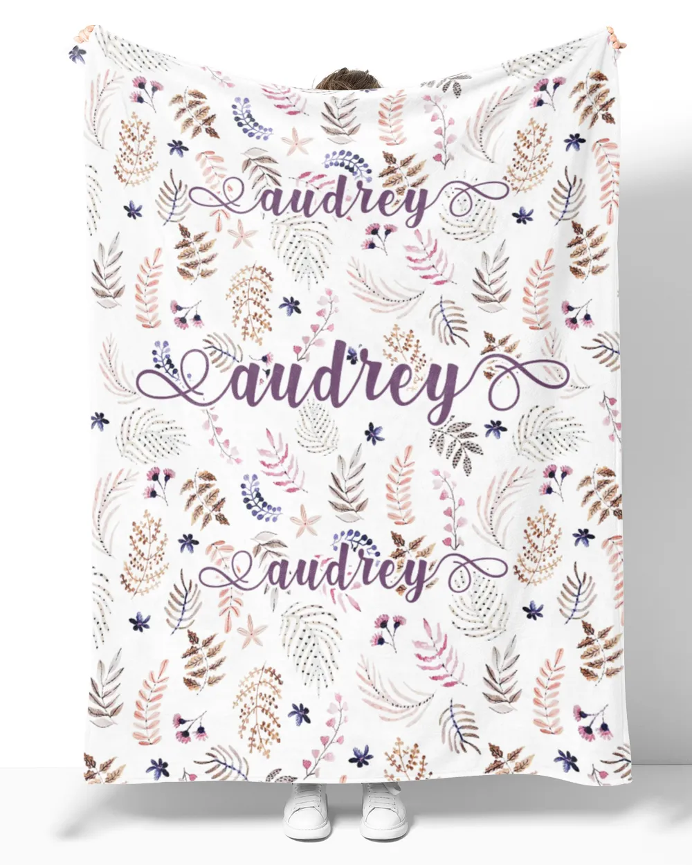 Audrey Floral Blanket