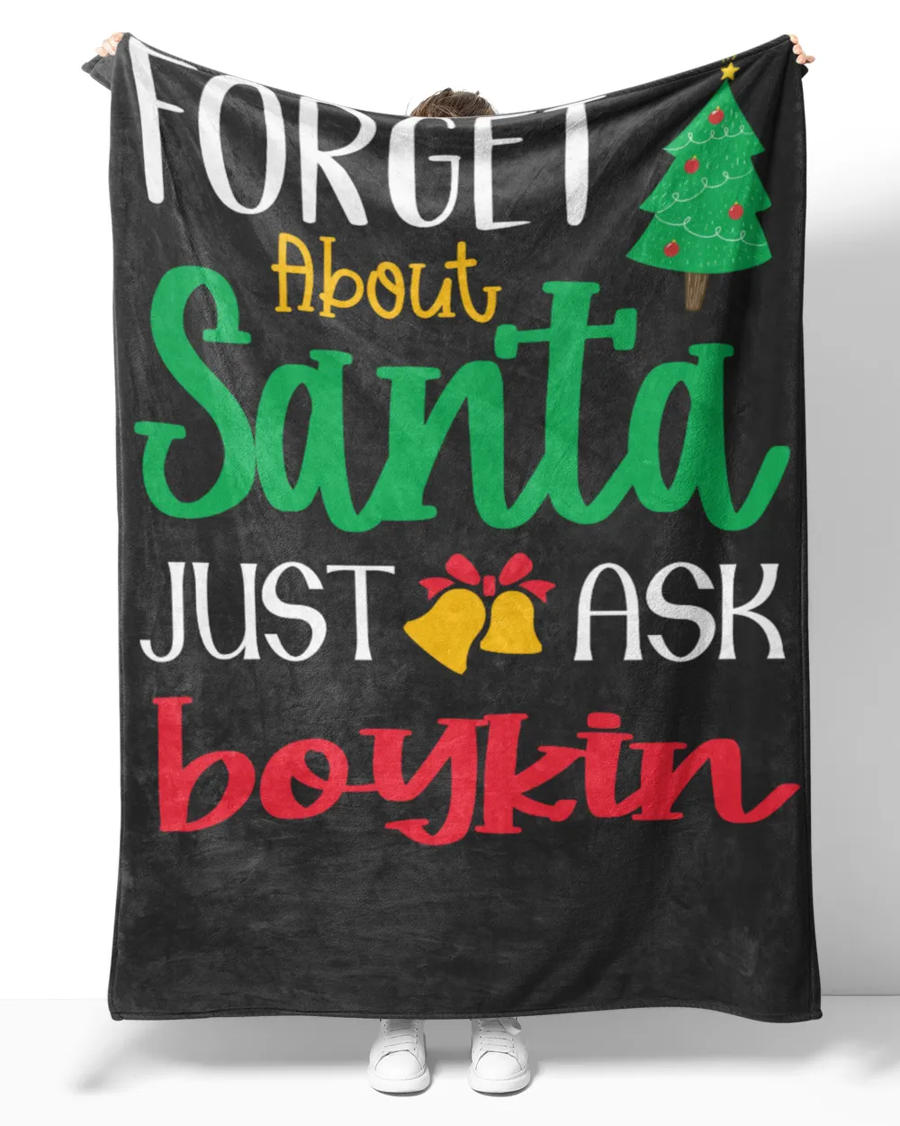 BOYKIN-NT-XM12 Cozy Plush Fleece Blanket (60x80in) black 60x80in