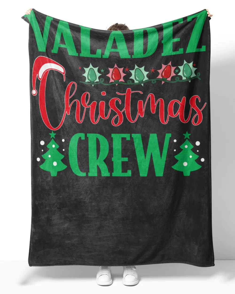 VALADEZ-NT-XM11 Cozy Plush Fleece Blanket (60x80in) black 60x80in