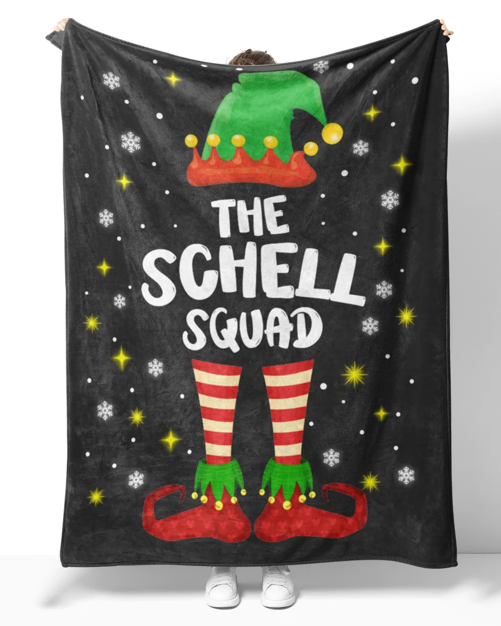SCHELL-NT-XM1 Cozy Plush Fleece Blanket (60x80in) black 60x80in