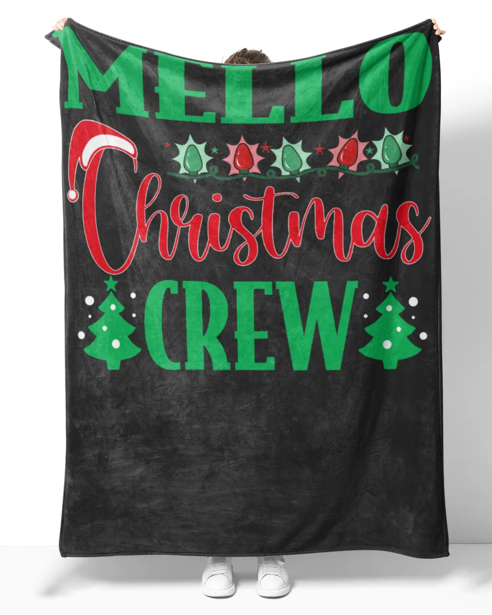 MELLO-NT-XM11 Cozy Plush Fleece Blanket (60x80in) black 60x80in