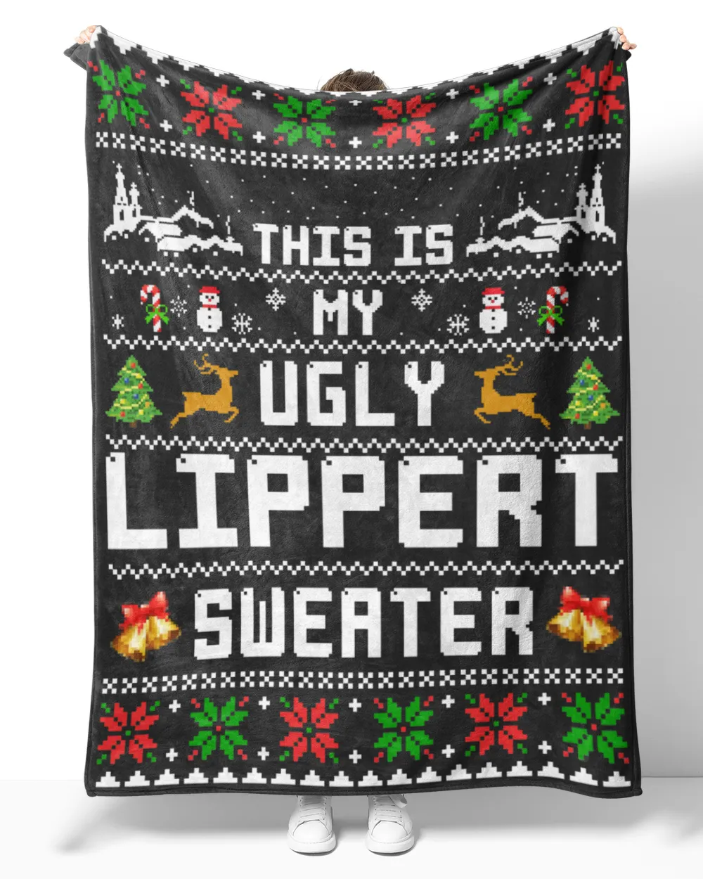 LIPPERT-NT-XM15-01 Cozy Plush Fleece Blanket (60x80in) black 60x80in