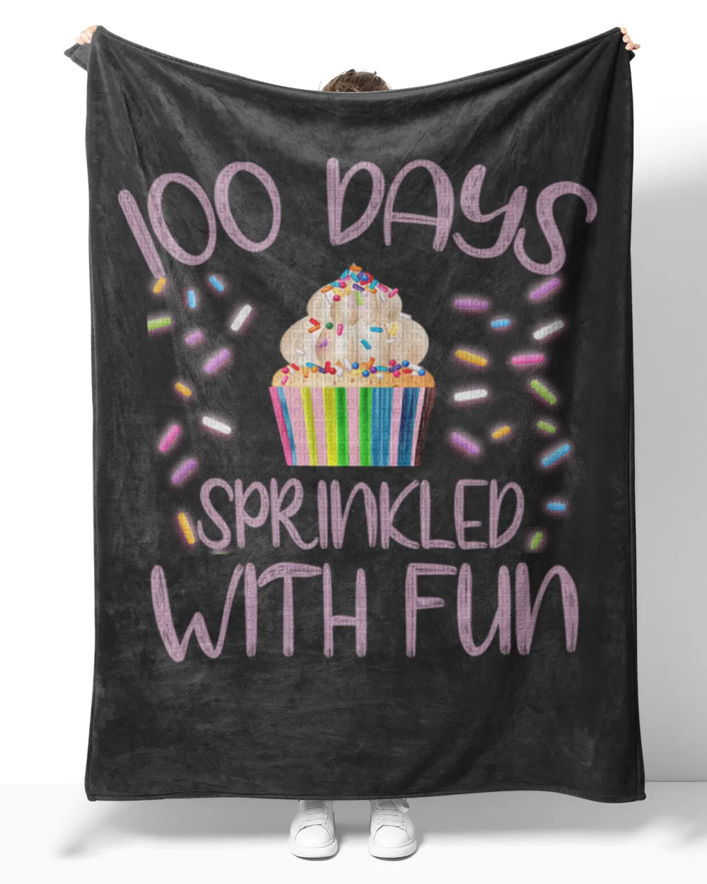 100 Days Of School T-Shirt100 days of school Gift, 100 days sprinkled with fun, student teacher gift idea T-Shirt_by AKACreativity_ copy