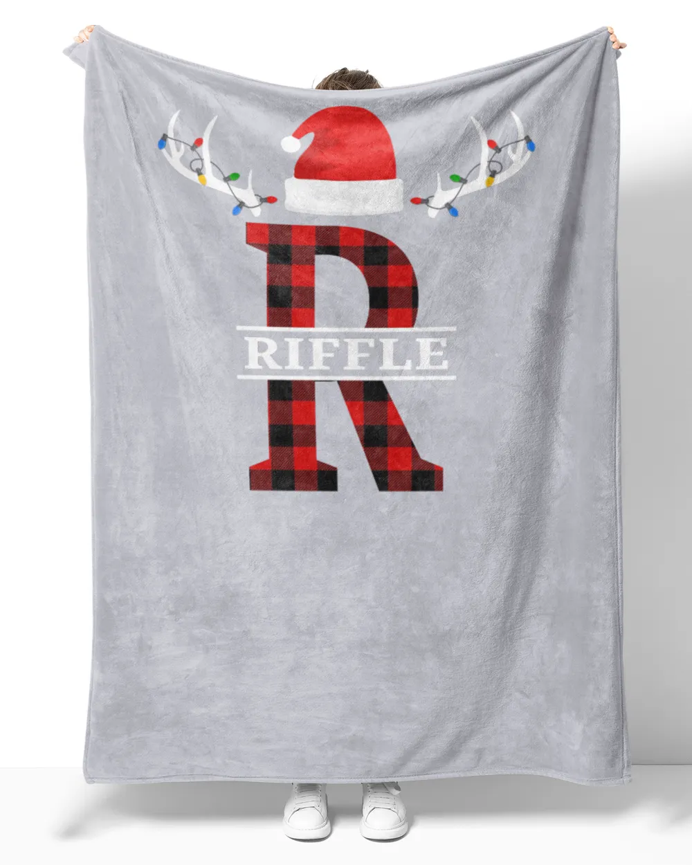 RIFFLE-NT-XM16-01 Cozy Plush Fleece Blanket (60x80in) sport-grey 60x80in