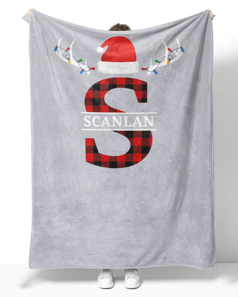 SCANLAN-NT-XM16-01 Cozy Plush Fleece Blanket (60x80in) sport-grey 60x80in