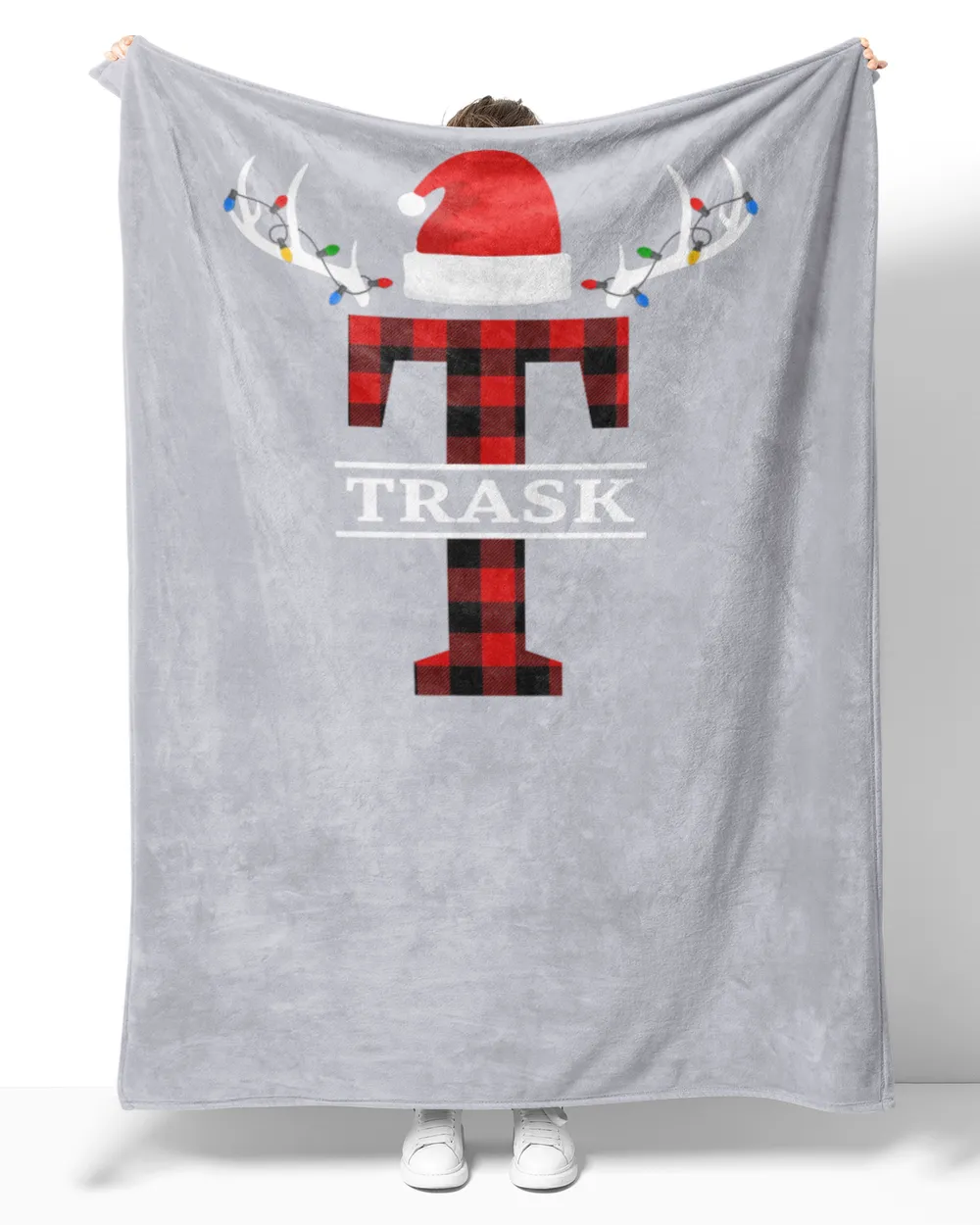 TRASK-NT-XM16-01 Cozy Plush Fleece Blanket (60x80in) sport-grey 60x80in