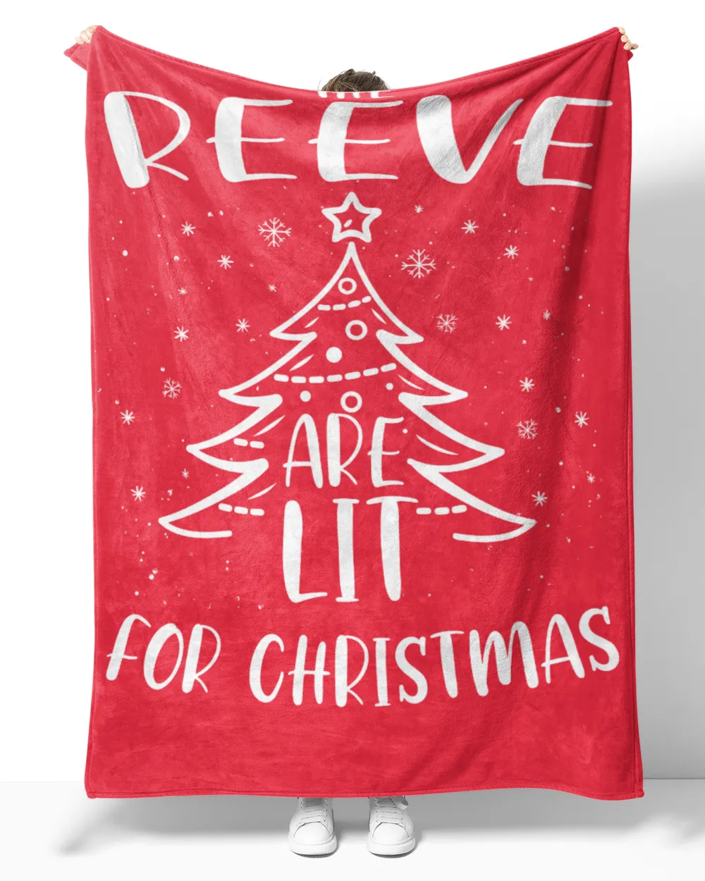 REEVE-NT-XM13-01 Cozy Plush Fleece Blanket (60x80in) red 60x80in