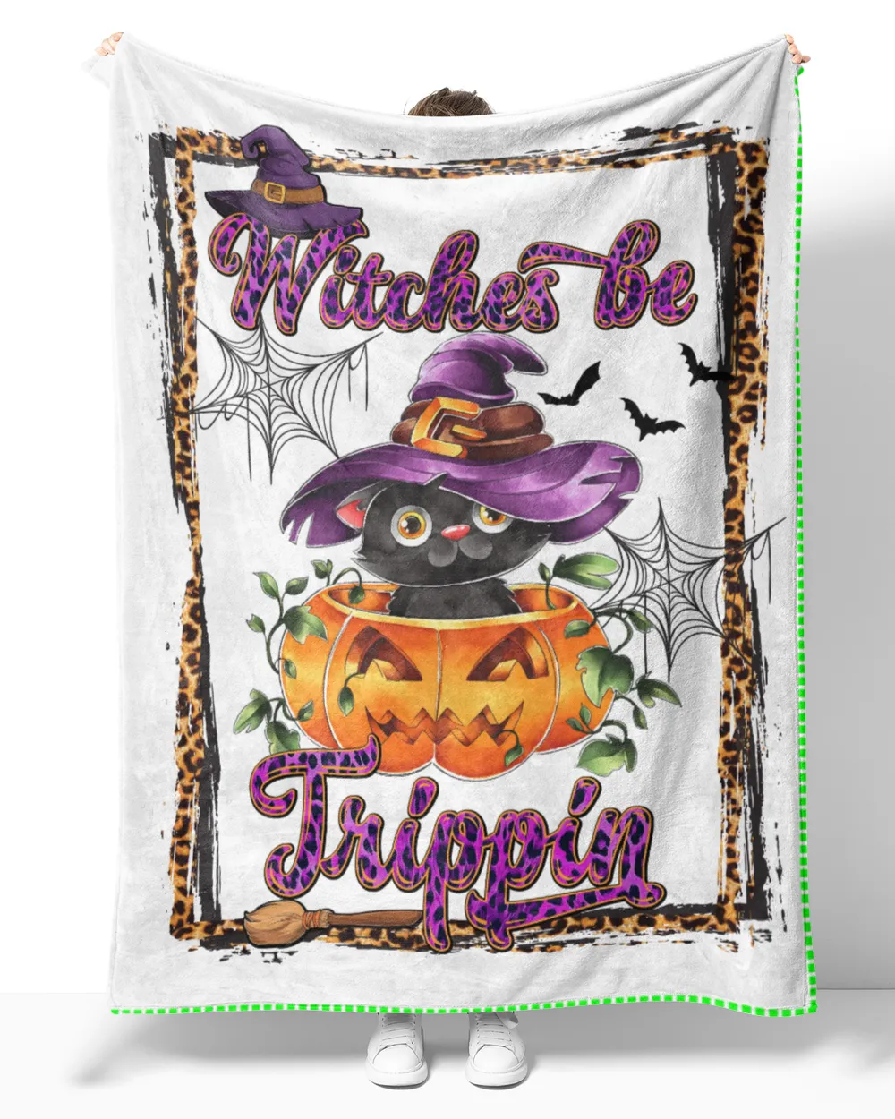 Witches Be Trippin Little Black Cat  Halloween