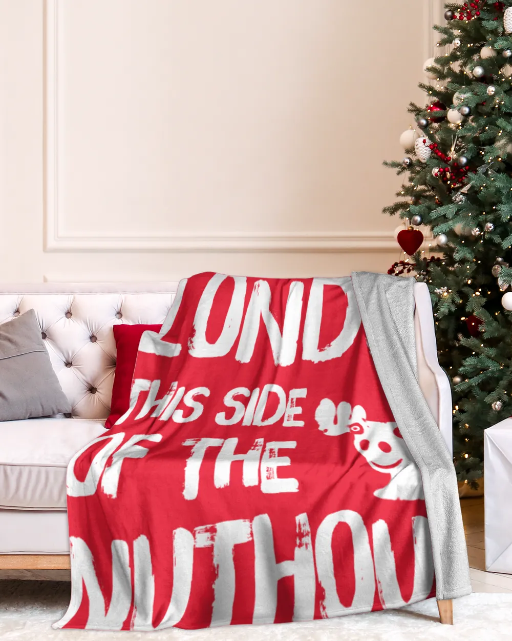 LONDON-NT-XM14 Cozy Plush Fleece Blanket (60x80in) red 60x80in