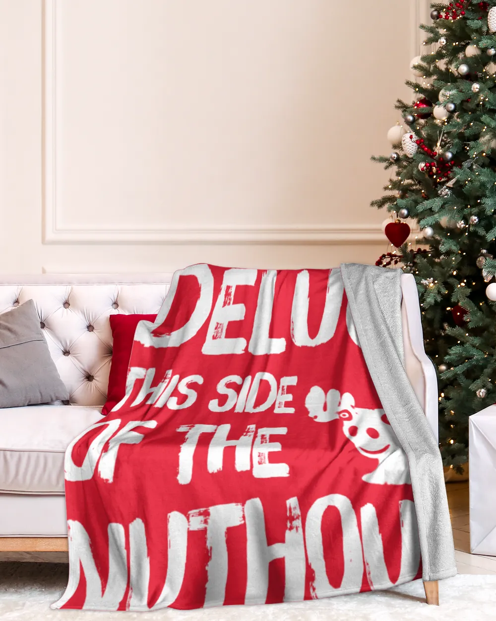 DELUCA-NT-XM14 Cozy Plush Fleece Blanket (60x80in) red 60x80in