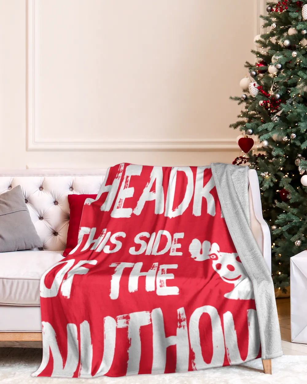 HEADRICK-NT-XM14-01 Cozy Plush Fleece Blanket (60x80in) red 60x80in