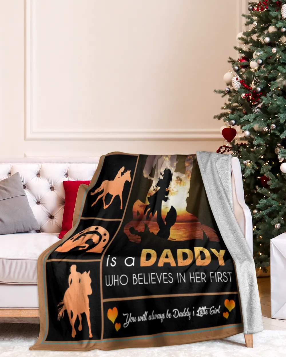 Father's Day Gifts, To My Dad Papa Pop Daddy Quilt Fleece Blanket