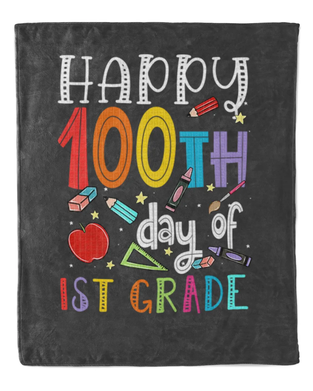100 Days Of School T-Shirt100 Day of School Teachers Kids Child Happy 100th Days T-Shirt_by schirmerbas_ copy