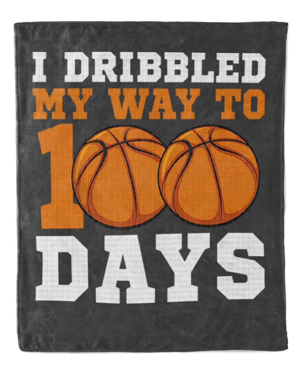 100 Days Of School Survivor T-ShirtI Dribbled My Way To 100 Days Basketball 100th Day Of School T-Shirt_by Laelia Keelin_ copy