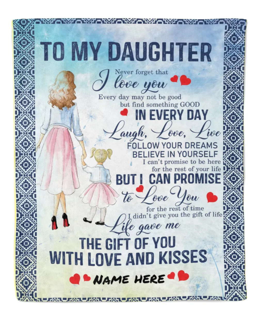 To my daughter
