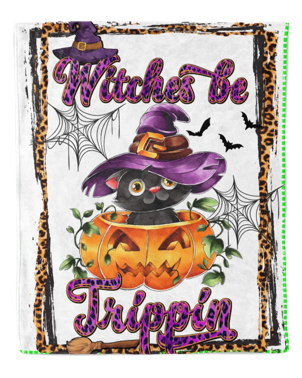 Witches Be Trippin Little Black Cat  Halloween