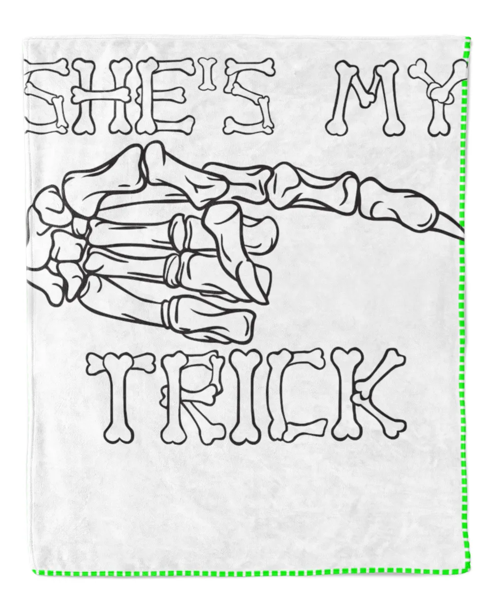 Matching Couple  She's My Trick Skeleton Hand Halloween Costume