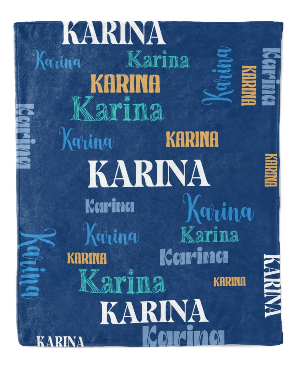 Karina Custom Name Blanket