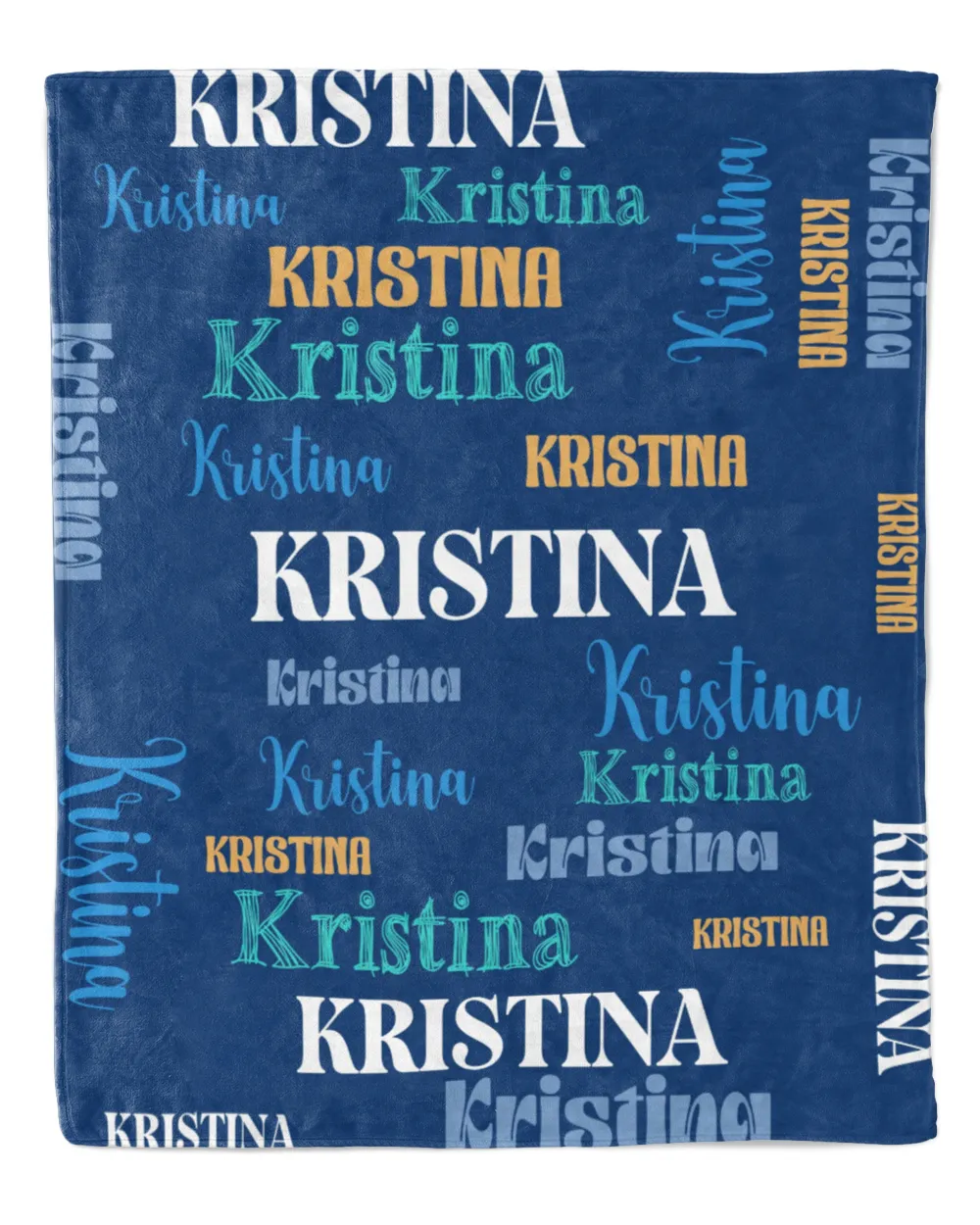 Kristina Custom Name Blanket