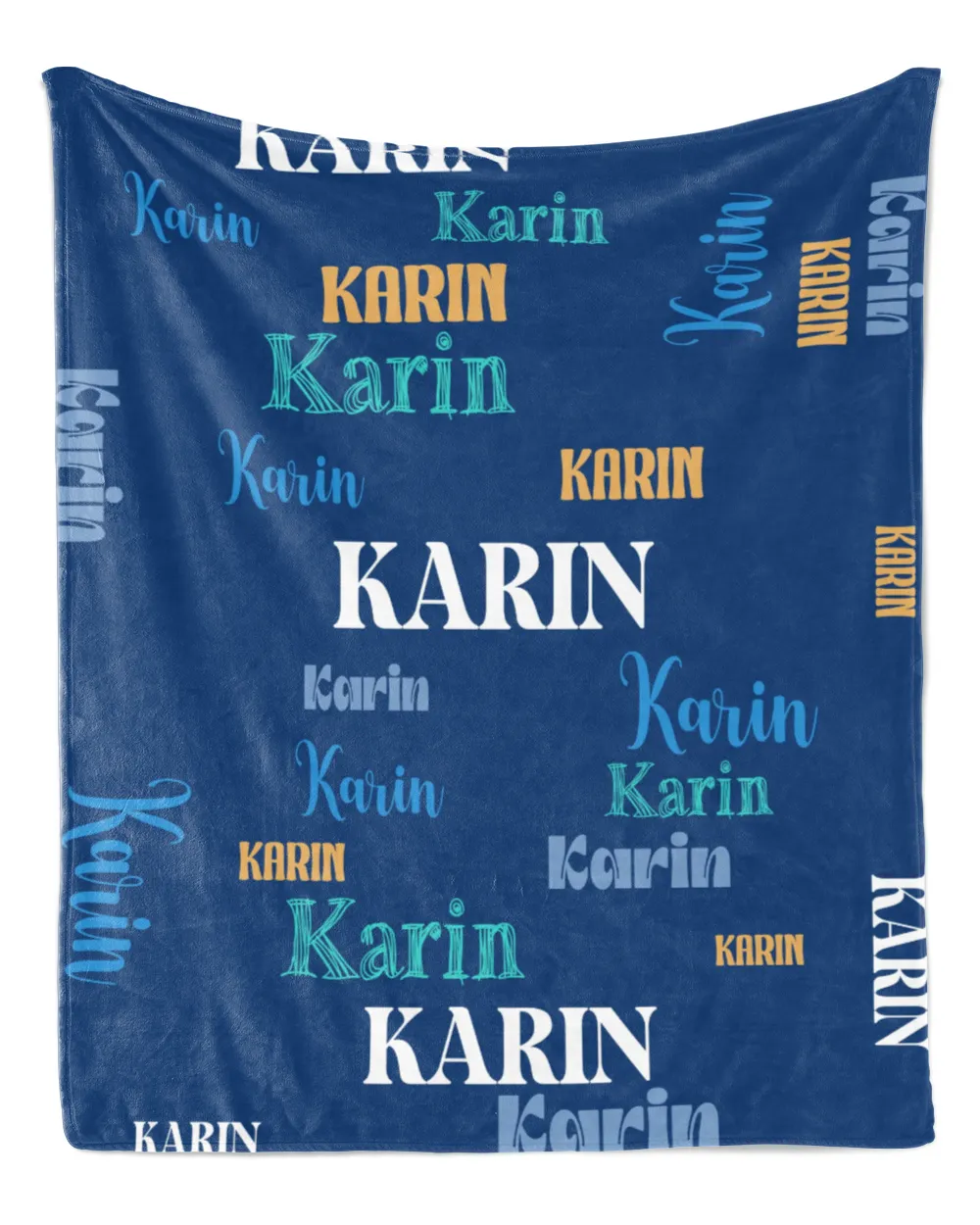 Karin Custom Name Blanket