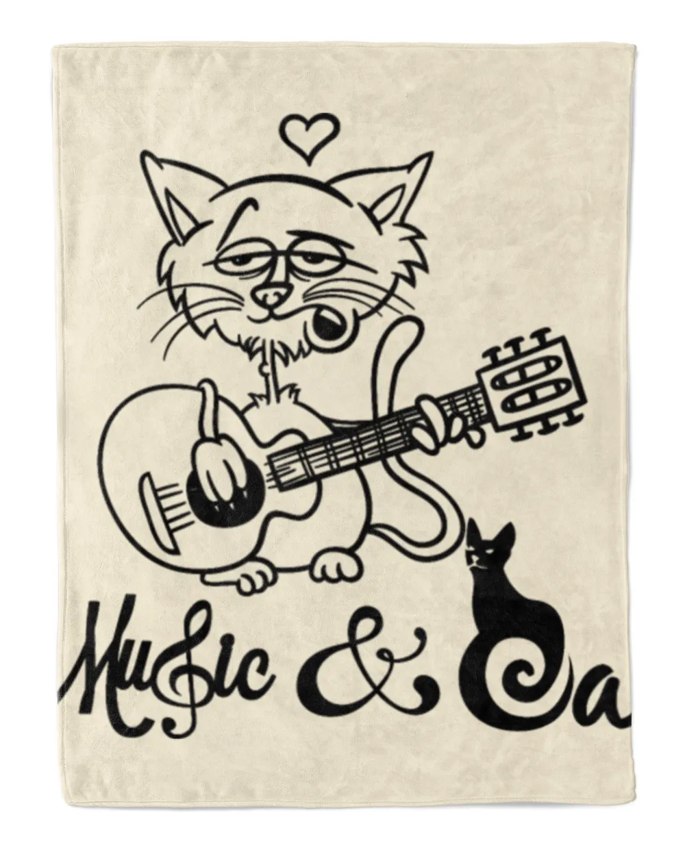Music and Cat, Music Lover, Cat Lover