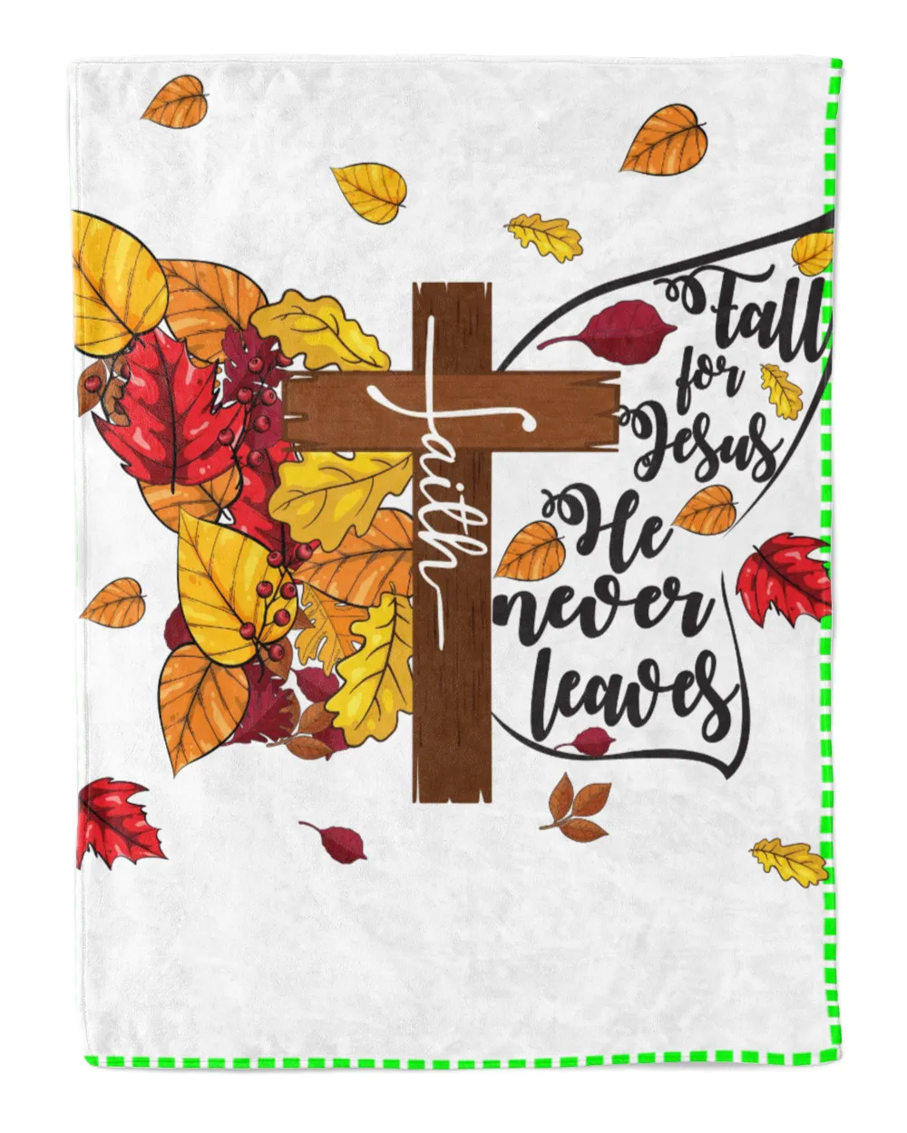 Fall For Jesus He Never Leaves Faith Christian Cross Butterfly