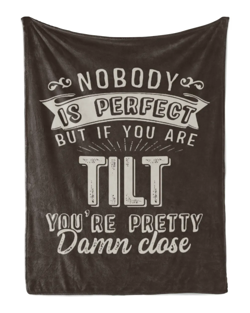 USL-94-Tilt Cozy Plush Fleece Blanket (30x40in) brown 30x40in