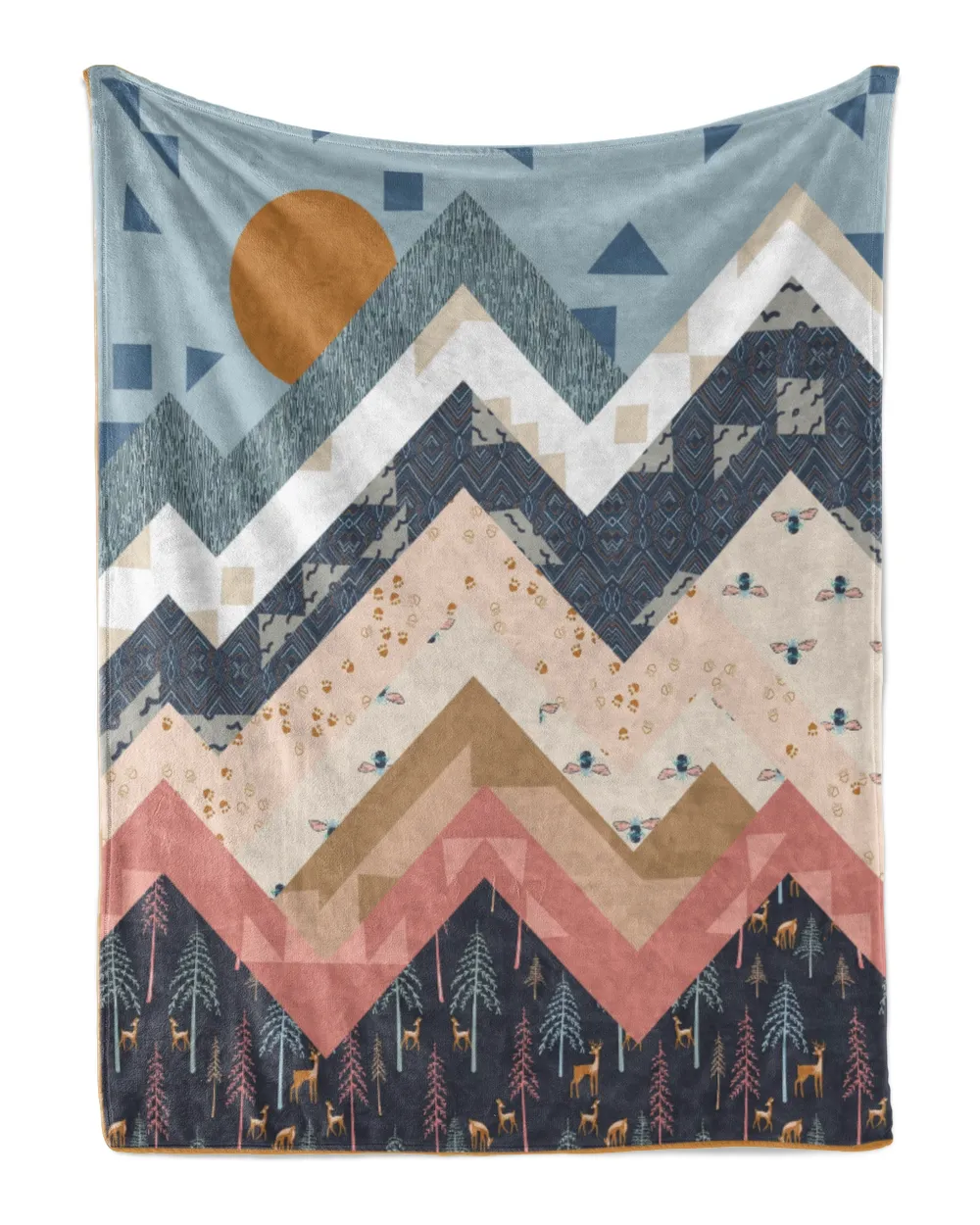 Mountains Range Quilt Kit, Wilderness Quilt